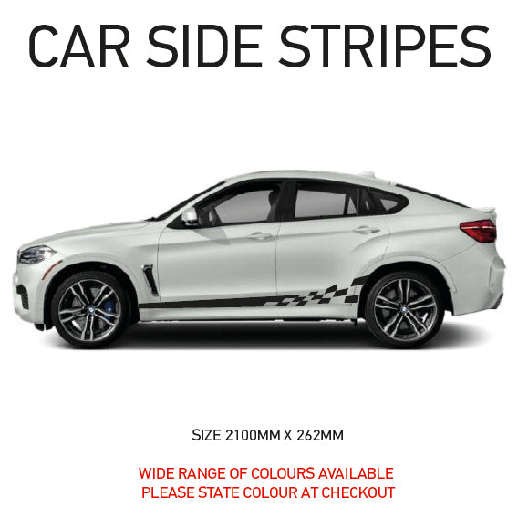 SS04 Universal Side Stripe 2100mm x 262mm Will Fit Any Car Van Graphics Stickers Decals