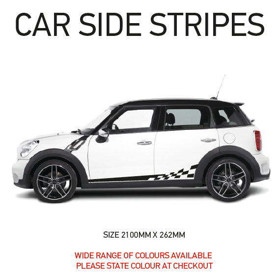 SS04 Universal Side Stripe 2100mm x 262mm Will Fit Any Car Van Graphics Stickers Decals