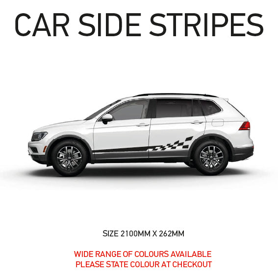 SS04 Universal Side Stripe 2100mm x 262mm Will Fit Any Car Van Graphics Stickers Decals