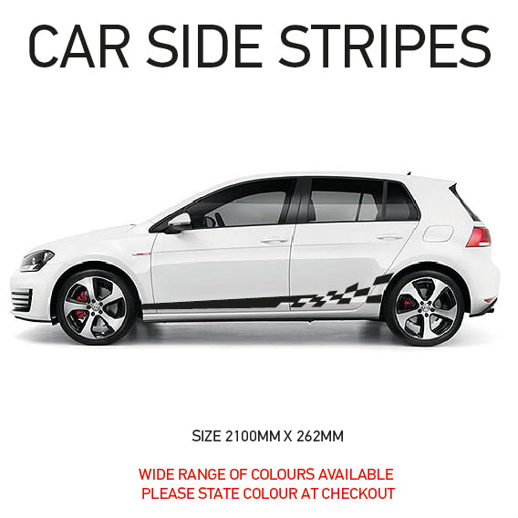 SS04 Universal Side Stripe 2100mm x 262mm Will Fit Any Car Van Graphics Stickers Decals