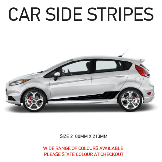 SS01-07  Universal Side Stripe 1 Will Fit Any Car Van Graphics Stickers Decals