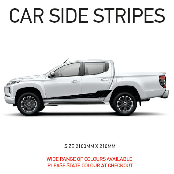SS05 Universal Side Stripe 2100mm x 210mm Will Fit Any Car Van Graphics Stickers Decals