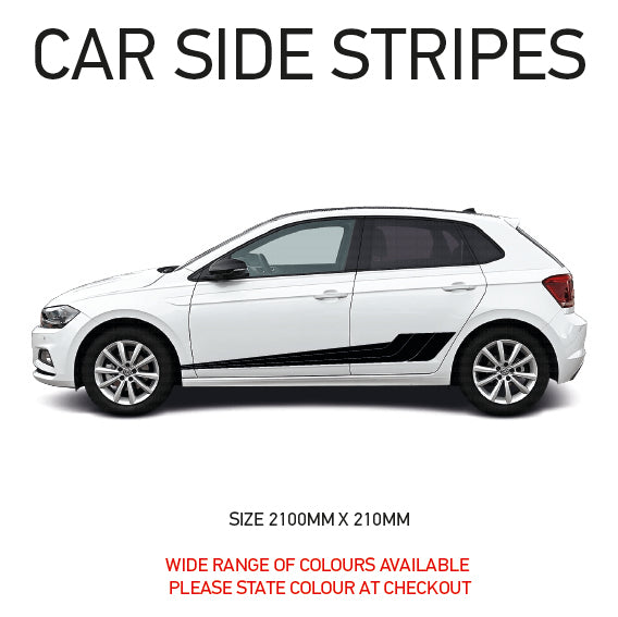 SS05 Universal Side Stripe 2100mm x 210mm Will Fit Any Car Van Graphics Stickers Decals