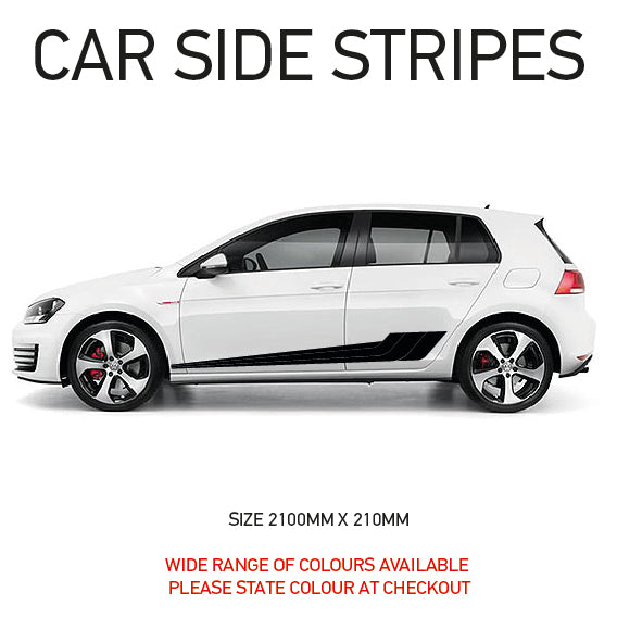 SS05 Universal Side Stripe 2100mm x 210mm Will Fit Any Car Van Graphics Stickers Decals