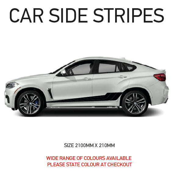 SS05 Universal Side Stripe 2100mm x 210mm Will Fit Any Car Van Graphics Stickers Decals