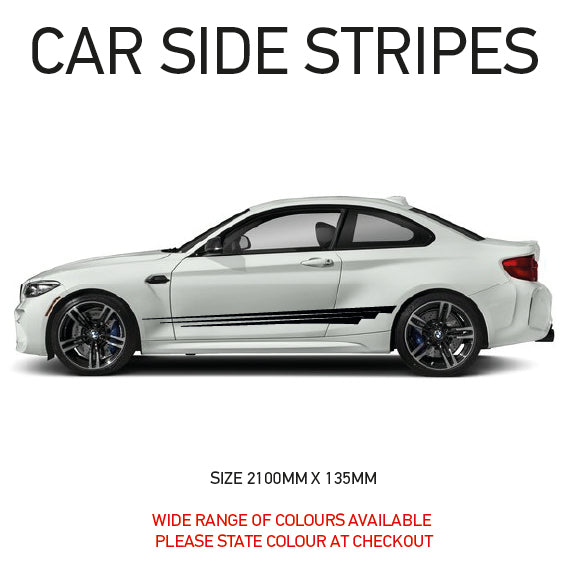 SS01-07  Universal Side Stripe 1 Will Fit Any Car Van Graphics Stickers Decals