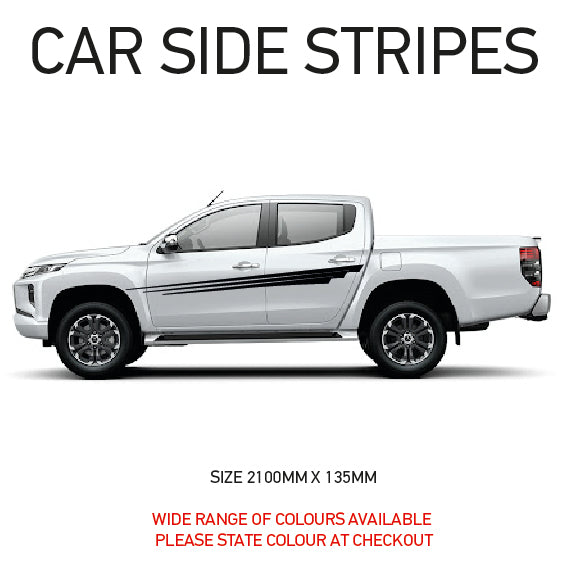 SS06 Universal Side Stripe 2100mm x 135mm Will Fit Any Car Van Graphics Stickers Decals