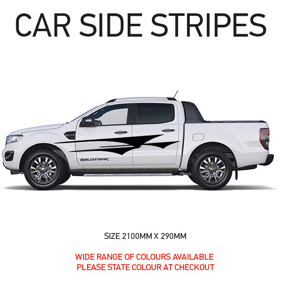 SS07 Universal Side Stripe 2100mm x 290mm Will Fit Any Car Van Graphics Stickers Decals