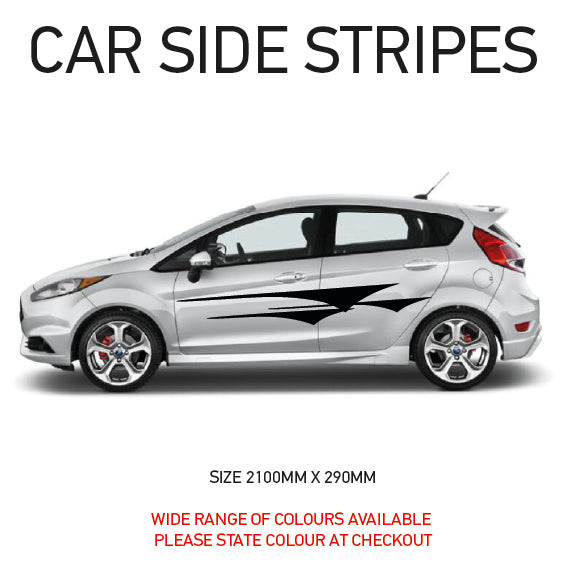 SS07 Universal Side Stripe 2100mm x 290mm Will Fit Any Car Van Graphics Stickers Decals