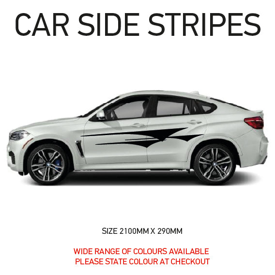 SS07 Universal Side Stripe 2100mm x 290mm Will Fit Any Car Van Graphics Stickers Decals