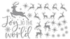 Christmas Santa Sticker Sheet Decal Xmas Wall Self Adhesive Vinyl Various Designs Available