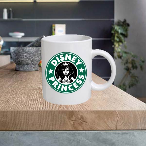 STAR16 Disney Princess Starbucks Coffee 11oz Ceramic Printed Mug