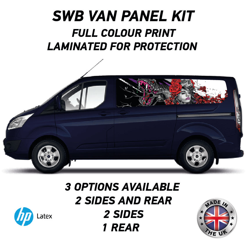 Printed Panel Wrap Kit Available for Small,Swb,Mwb,Lwb