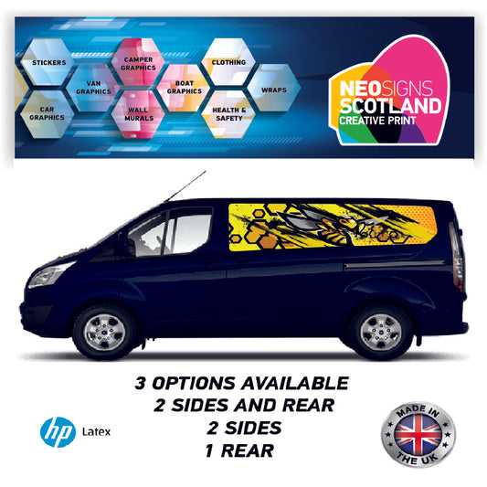 SWBFC13 Colourful Swb Van Panel Wrap Kit