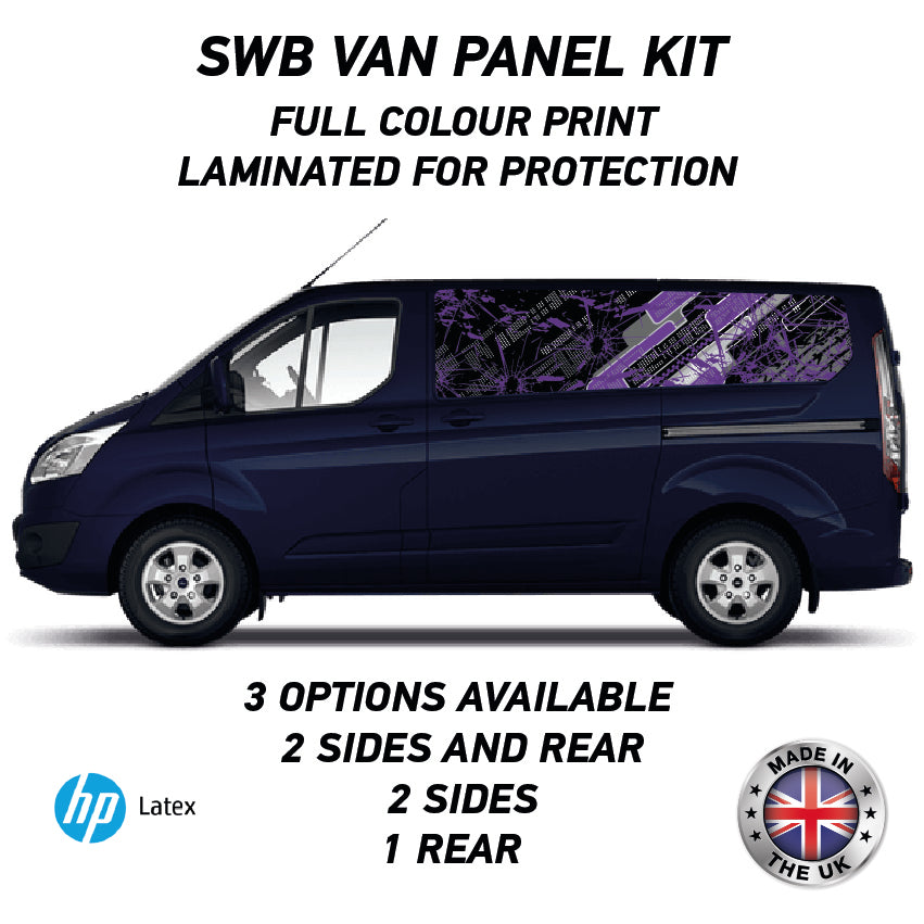 Printed Panel Wrap Kit Available for Small,Swb,Mwb,Lwb