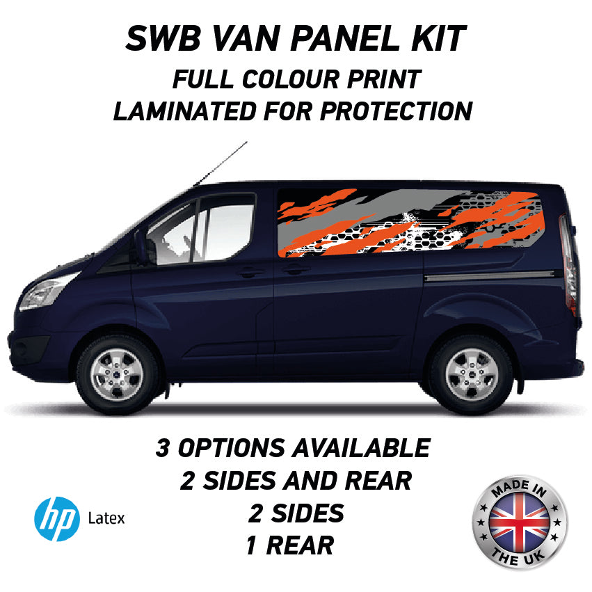 Printed Panel Wrap Kit Available for Small,Swb,Mwb,Lwb