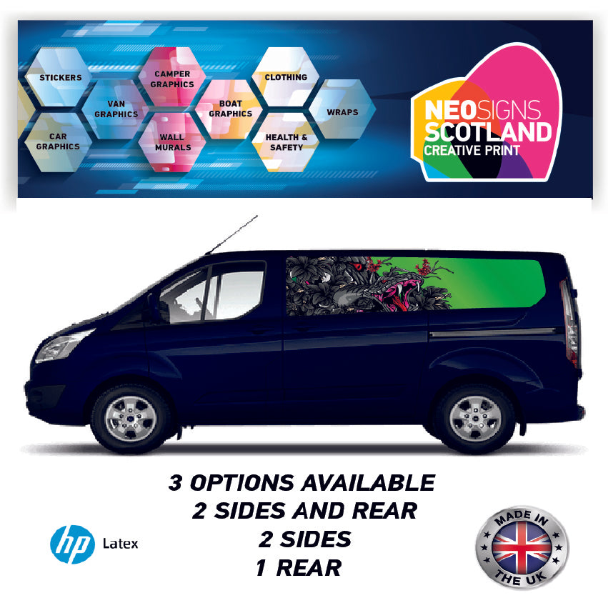 SWBFC17 Dragon Mythical Swb Van Panel Wrap Kit