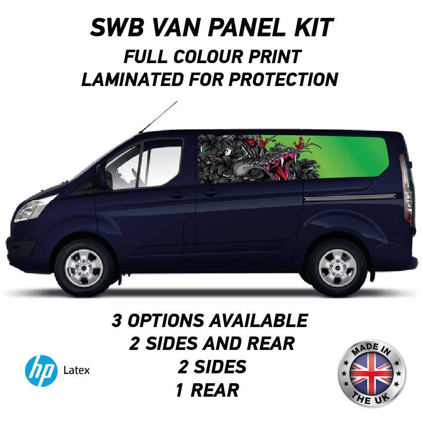 Printed Panel Wrap Kit Available for Small,Swb,Mwb,Lwb