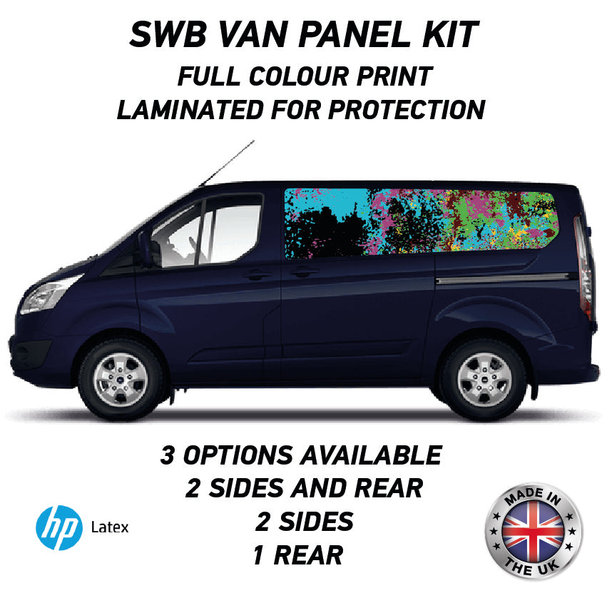Printed Panel Wrap Kit Available for Small,Swb,Mwb,Lwb