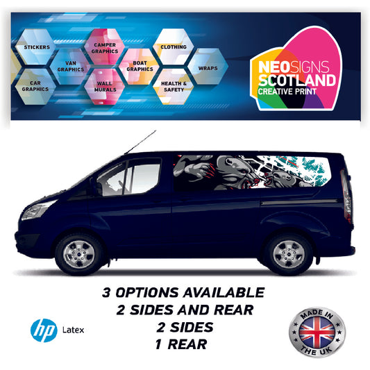 SWBFC19 Fighting Bears Swb Van Panel Wrap Kit