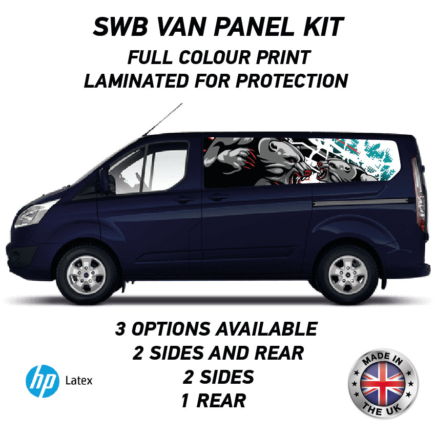 Printed Panel Wrap Kit Available for Small,Swb,Mwb,Lwb