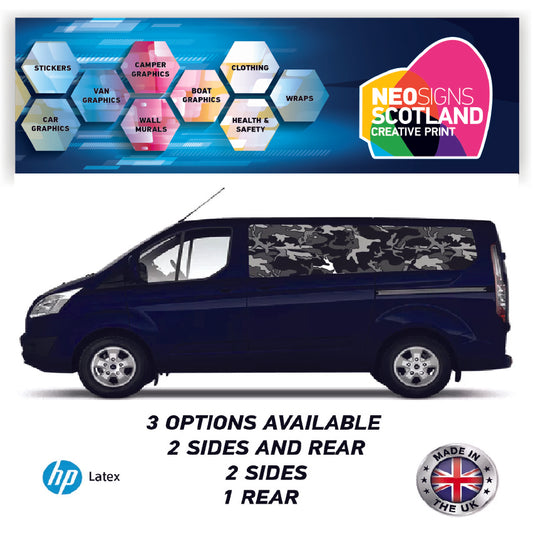 SWBFC01 Camoflage Swb Van Panel Wrap Kit