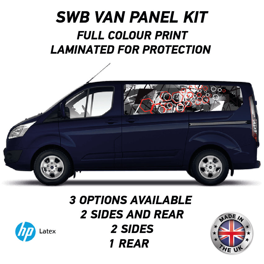 Printed Panel Wrap Kit Available for Small,Swb,Mwb,Lwb