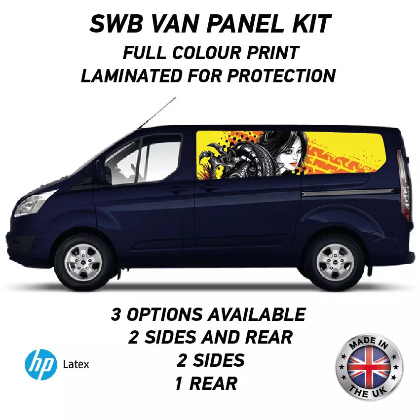 Printed Panel Wrap Kit Available for Small,Swb,Mwb,Lwb