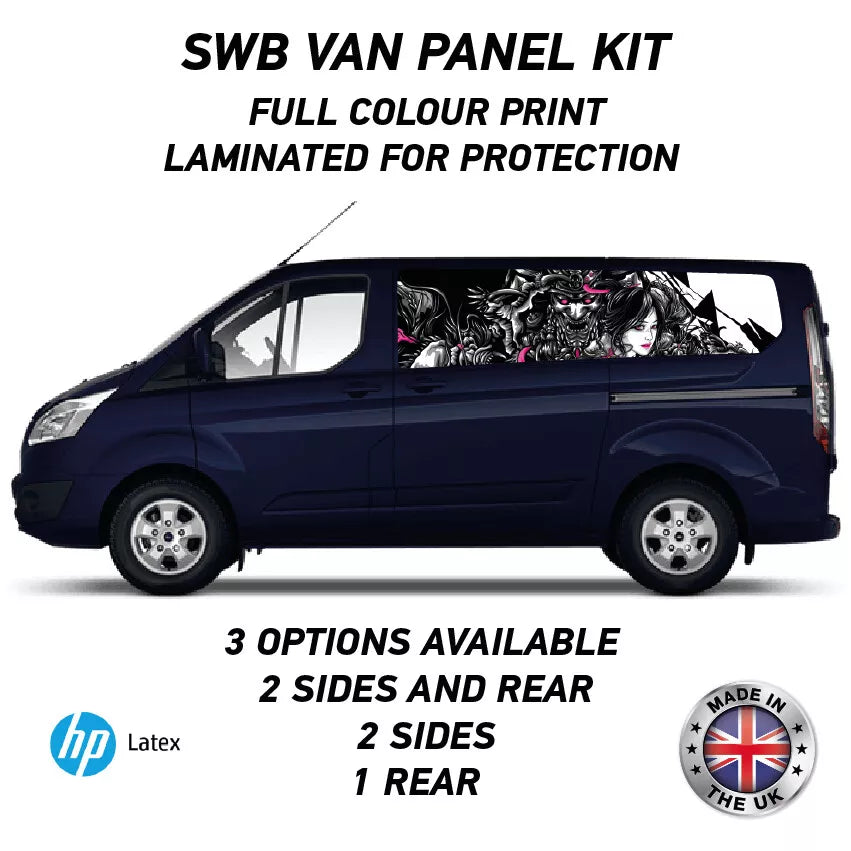 Printed Panel Wrap Kit Available for Small,Swb,Mwb,Lwb