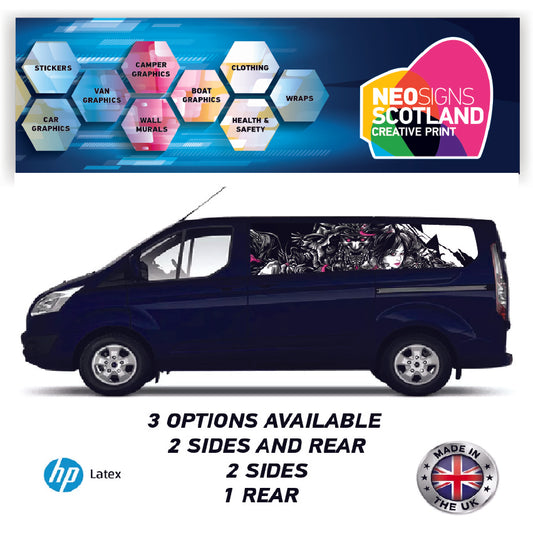 SWBFC04 Gothic Anime Swb Van Panel Wrap Kit