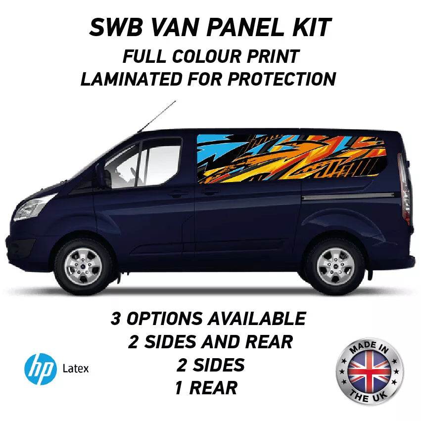 Printed Panel Wrap Kit Available for Small,Swb,Mwb,Lwb