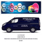 VAN02 Swb Van Graphics Kit Sign Writing Vehicle lettering Livery signs Text only