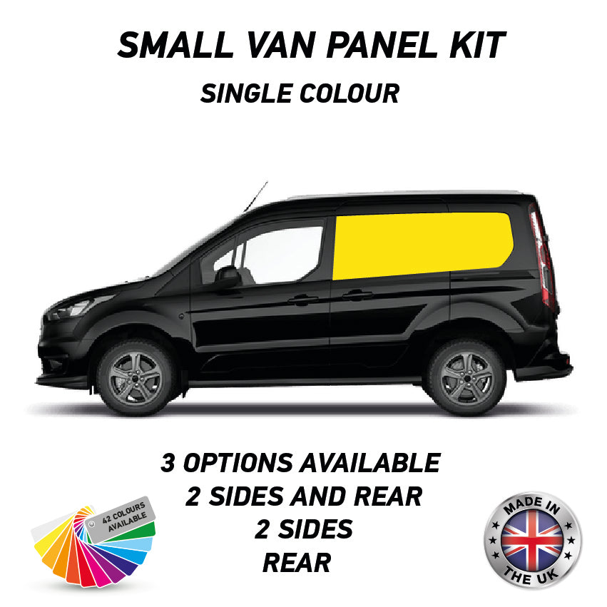 Coloured Panel Kit Available for Small,Swb,Mwb,Lwb Vans 42 Colours Available