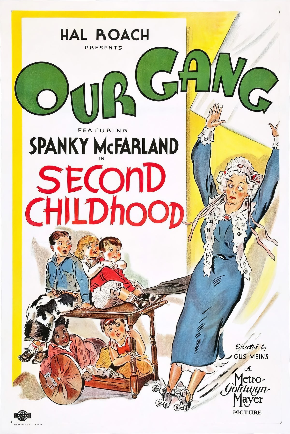 Second Childhood (1936) Film/Movie Premium Waterproof & Tear Resistant Posters