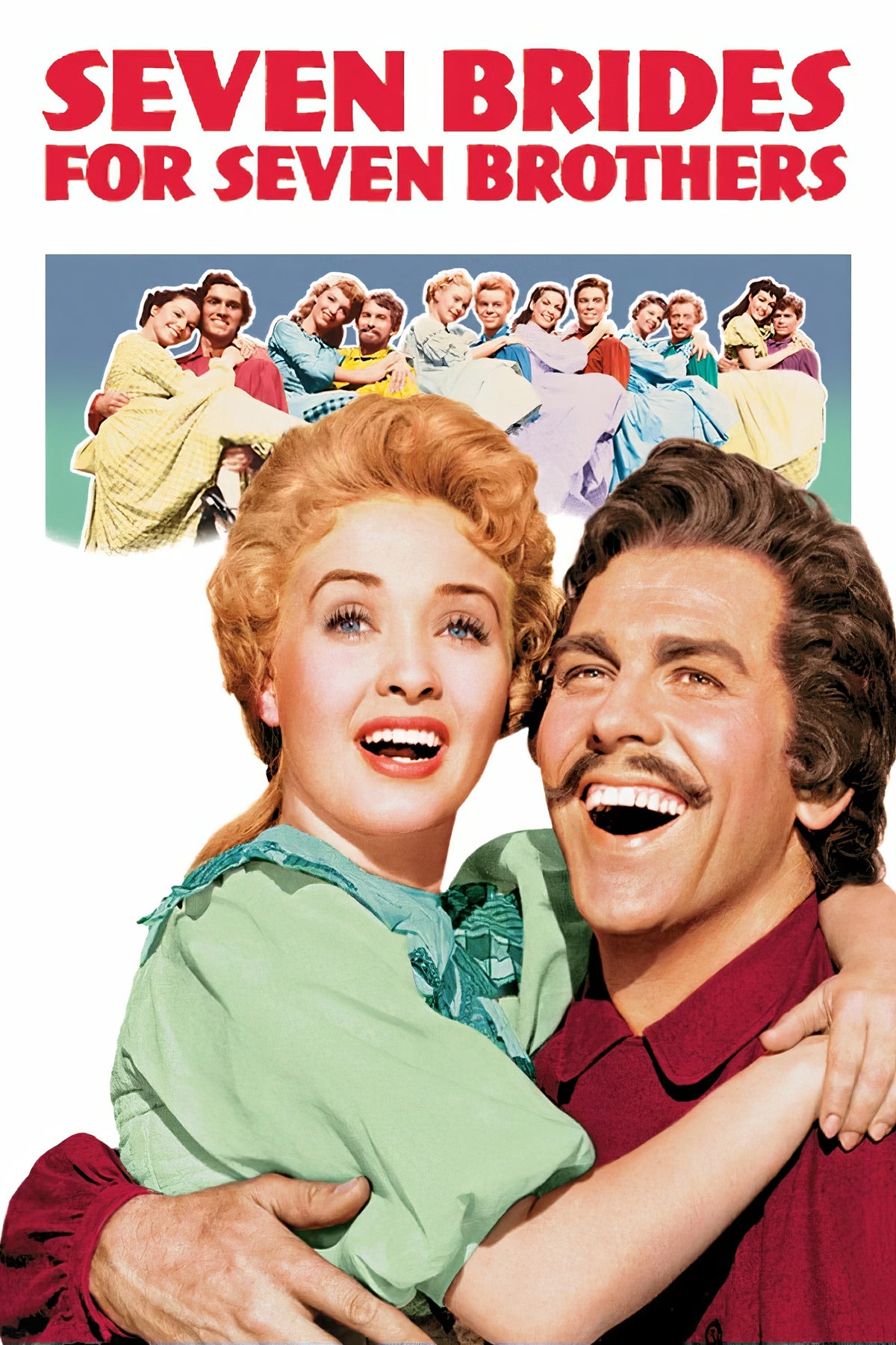 Seven Brides for Seven Brothers (1954) Film/Movie Premium Waterproof & Tear Resistant Posters