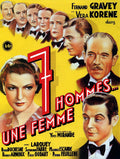 Seven Men, One Woman (1936) Film/Movie Premium Waterproof & Tear Resistant Posters