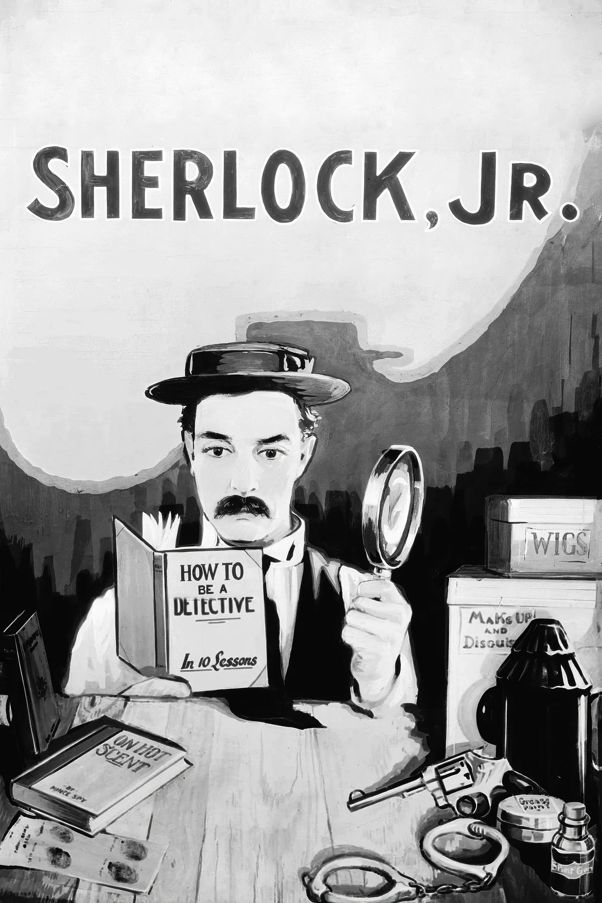 1920 Sherlock Jr. (1924) Film/Movie Premium Waterproof & Tear Resistant Posters