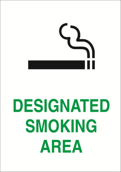 No Smoking A5 Sticker (x2 148mm x 219mm) Health And Safety Warning Sticker Latex Printed SMOK002-41