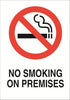 No Smoking A5 Sticker (x2 148mm x 219mm) Health And Safety Warning Sticker Latex Printed SMOK002-41