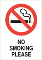 No Smoking A5 Sticker (x2 148mm x 219mm) Health And Safety Warning Sticker Latex Printed SMOK002-41