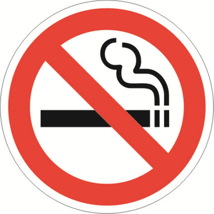 No Smoking A5 Sticker (x2 148mm x 219mm) Health And Safety Warning Sticker Latex Printed SMOK002-41