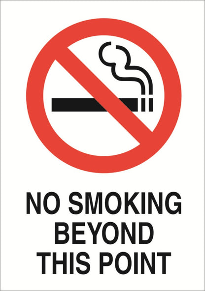 No Smoking A5 Sticker (x2 148mm x 219mm) Health And Safety Warning Sticker Latex Printed SMOK002-41