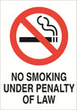No Smoking A5 Sticker (x2 148mm x 219mm) Health And Safety Warning Sticker Latex Printed SMOK002-41