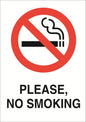 No Smoking A5 Sticker (x2 148mm x 219mm) Health And Safety Warning Sticker Latex Printed SMOK002-41