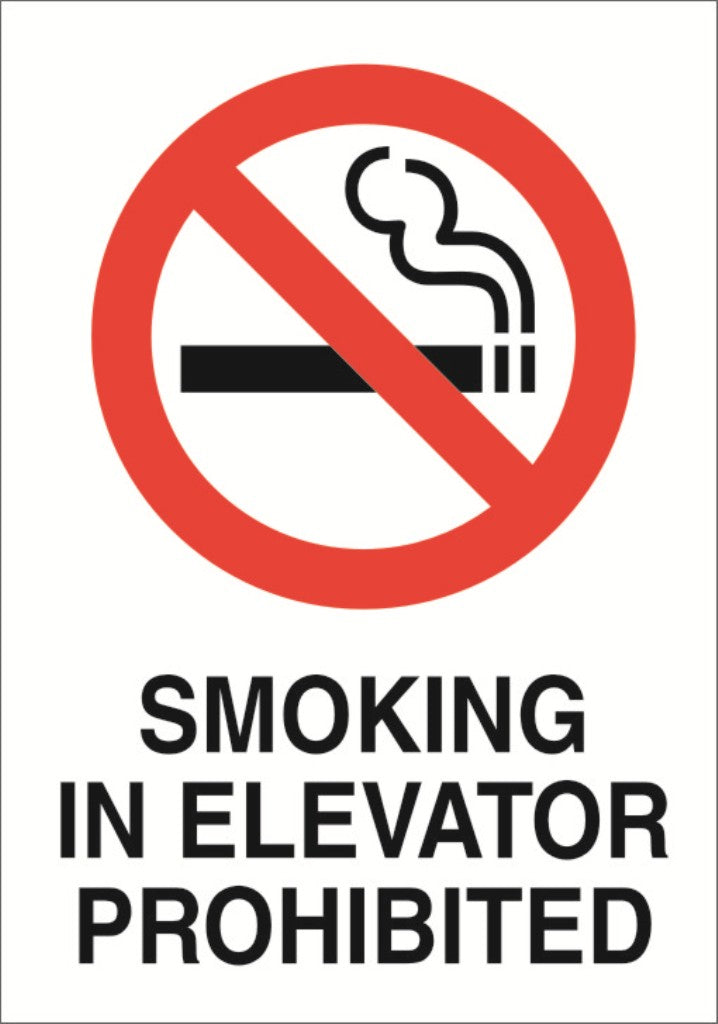 No Smoking A5 Sticker (x2 148mm x 219mm) Health And Safety Warning Sticker Latex Printed SMOK002-41