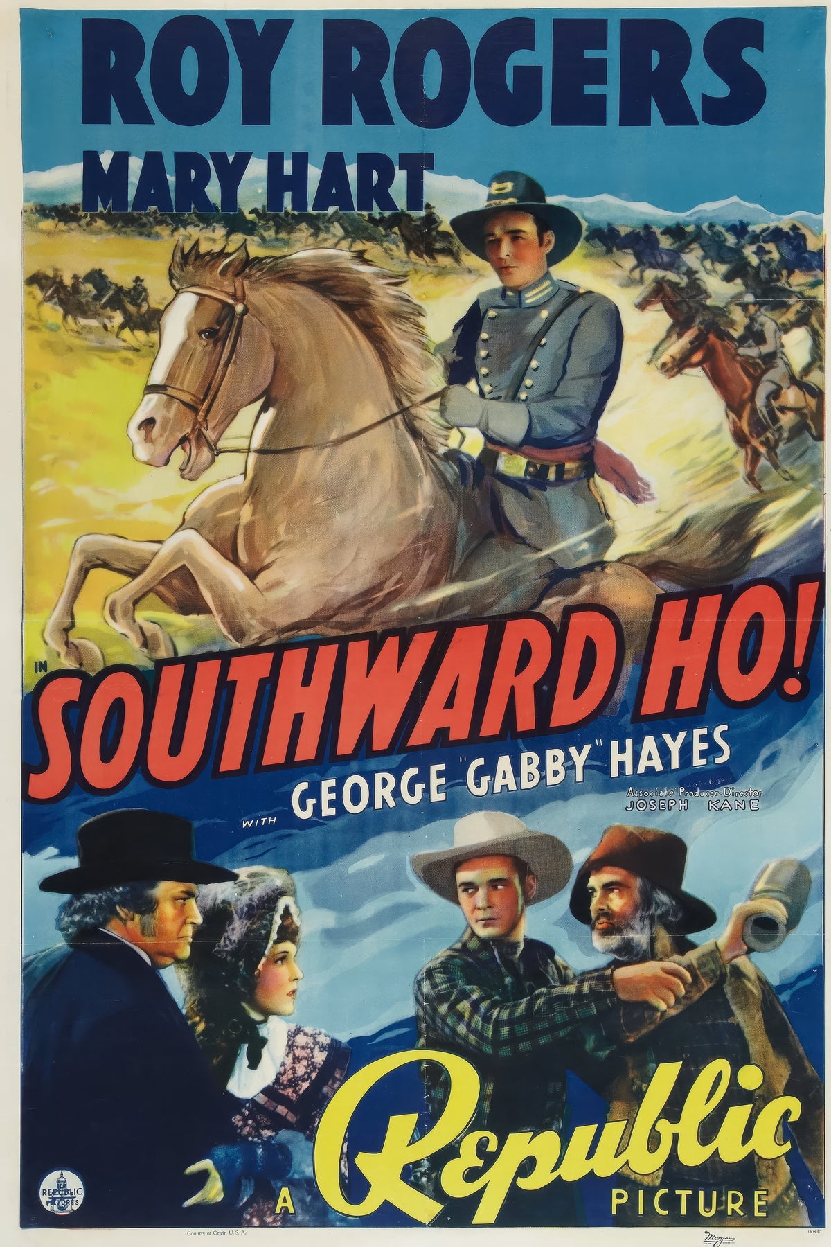 Southward Ho! (1939) Film/Movie Premium Waterproof & Tear Resistant Posters