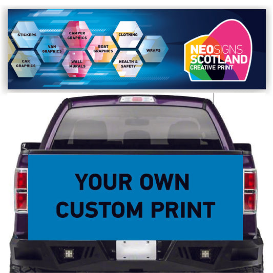 TAIL000 Custom Tailgate truck wrap printed graphics vinyl F-150 Toyota HiluxL200