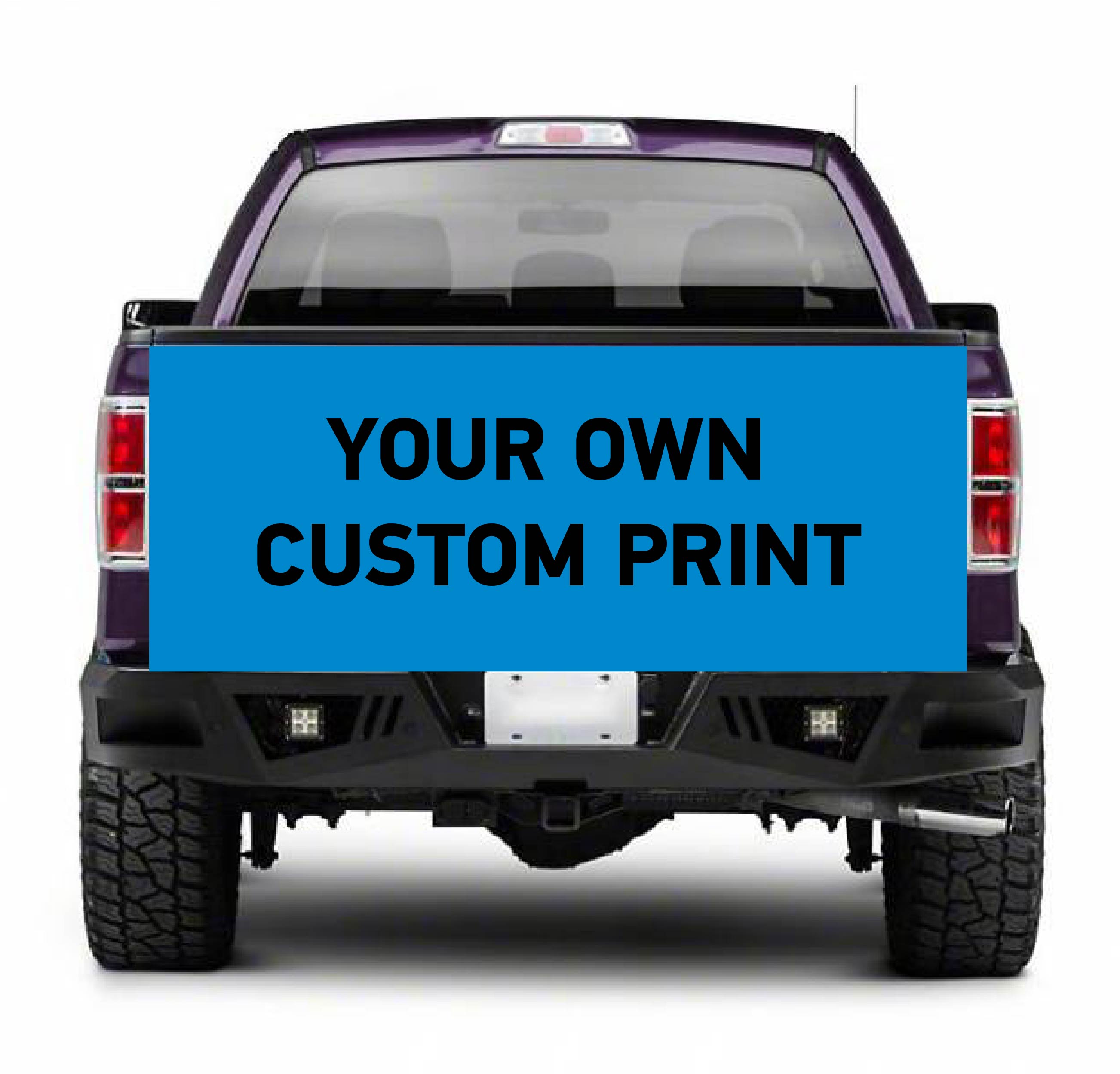 TAIL000 Custom Tailgate truck wrap printed graphics vinyl F-150 Toyota HiluxL200