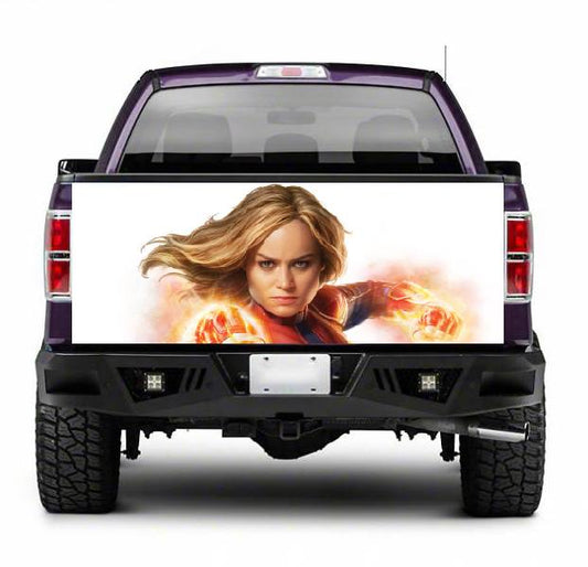 TAIL002 Captain Marvel Tailgate Pick up truck wrap
