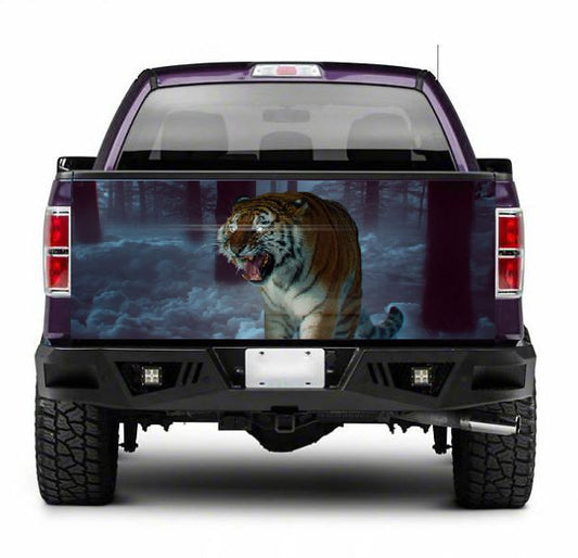 TAIL006 Tiger Tailgate Pick up truck wrap